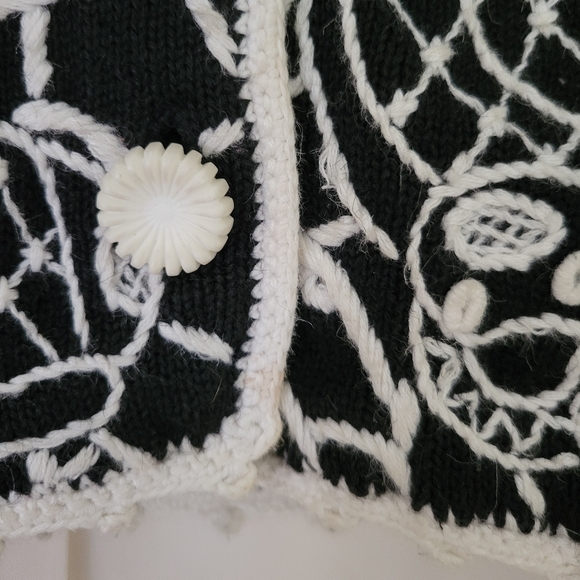 Michael Simon Car Crochet Edge Cotton Cardigan - Picture 7 of 10